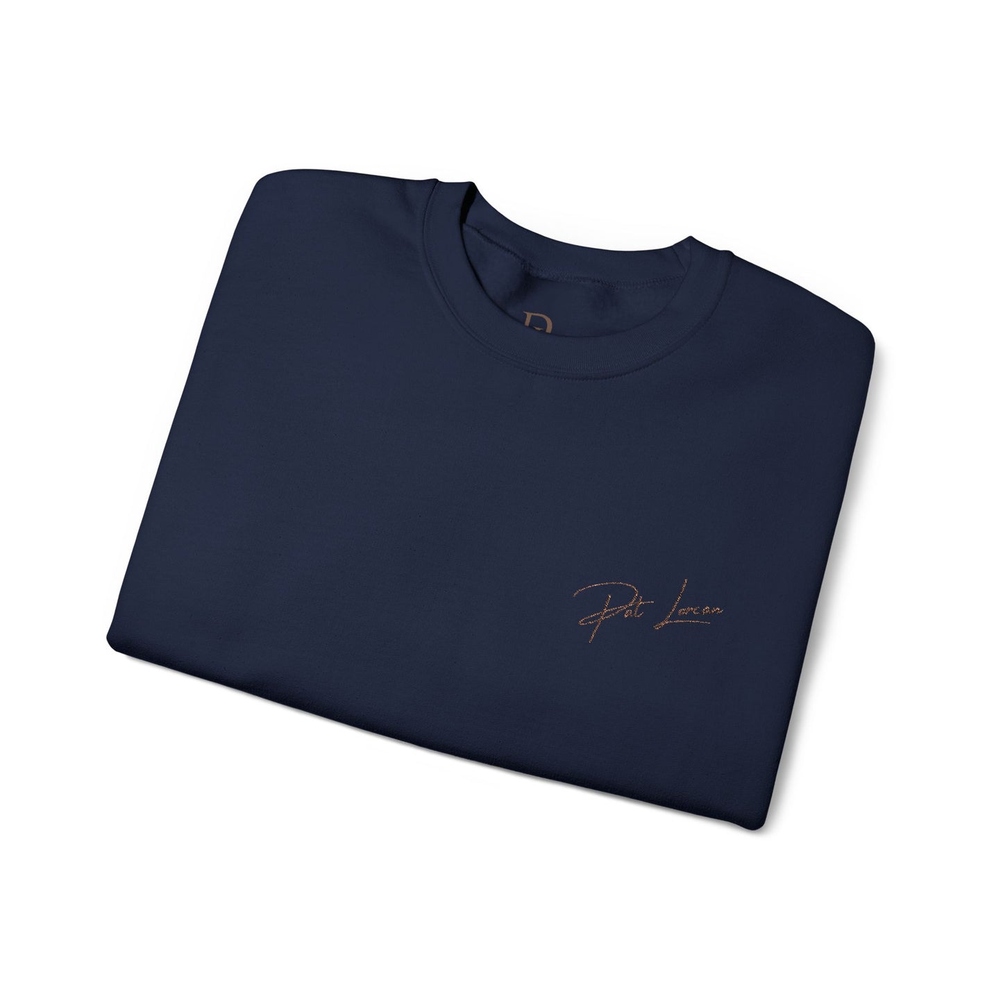 Sweat-shirt ras du cou de luxe brodé de Pat Lorcan