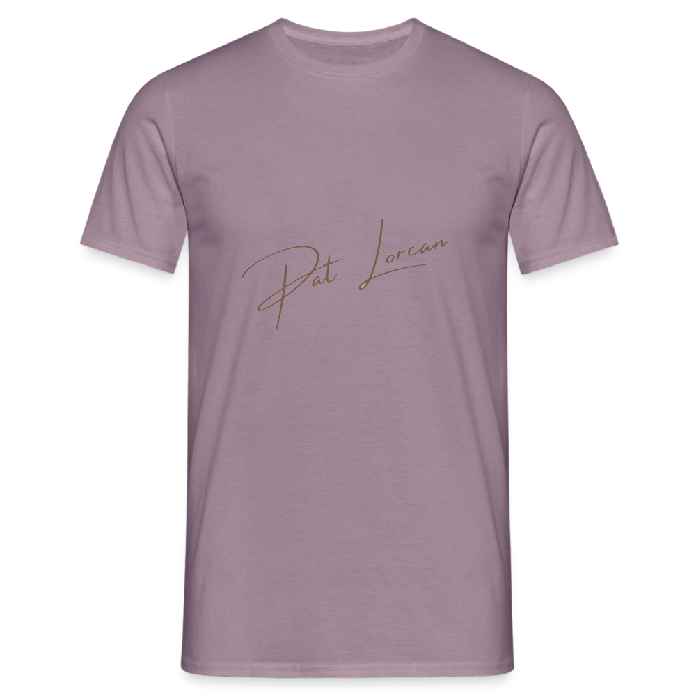 Pat Lorcan's Men's T-Shirt - purple-grey 