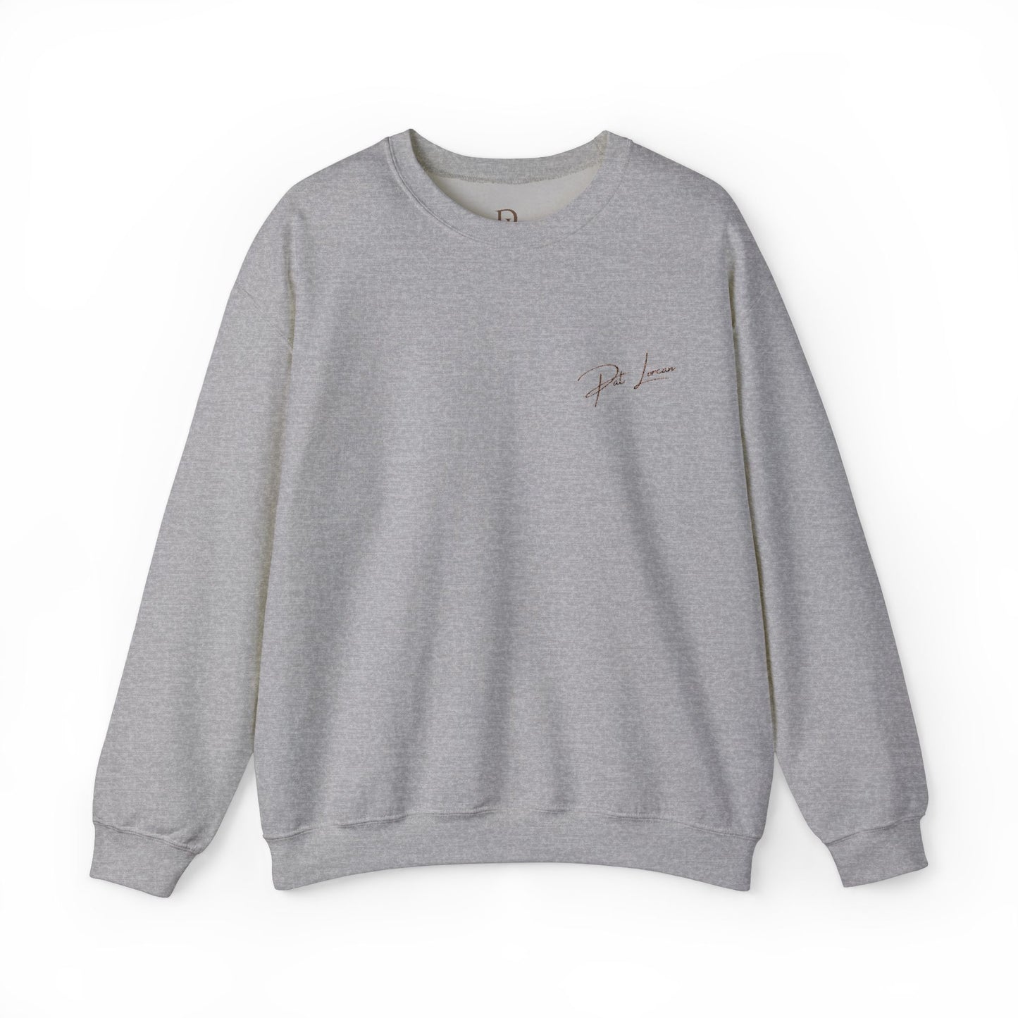 Pat Lorcan's Embroidered Luxury Crewneck Sweatshirt