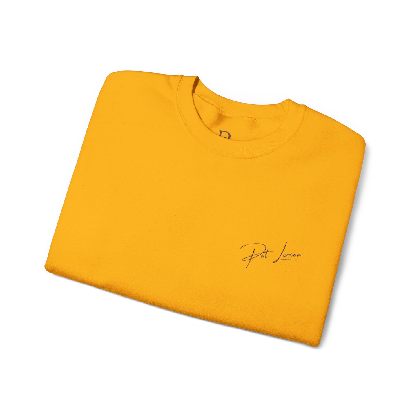 Pat Lorcan's Embroidered Luxury Crewneck Sweatshirt