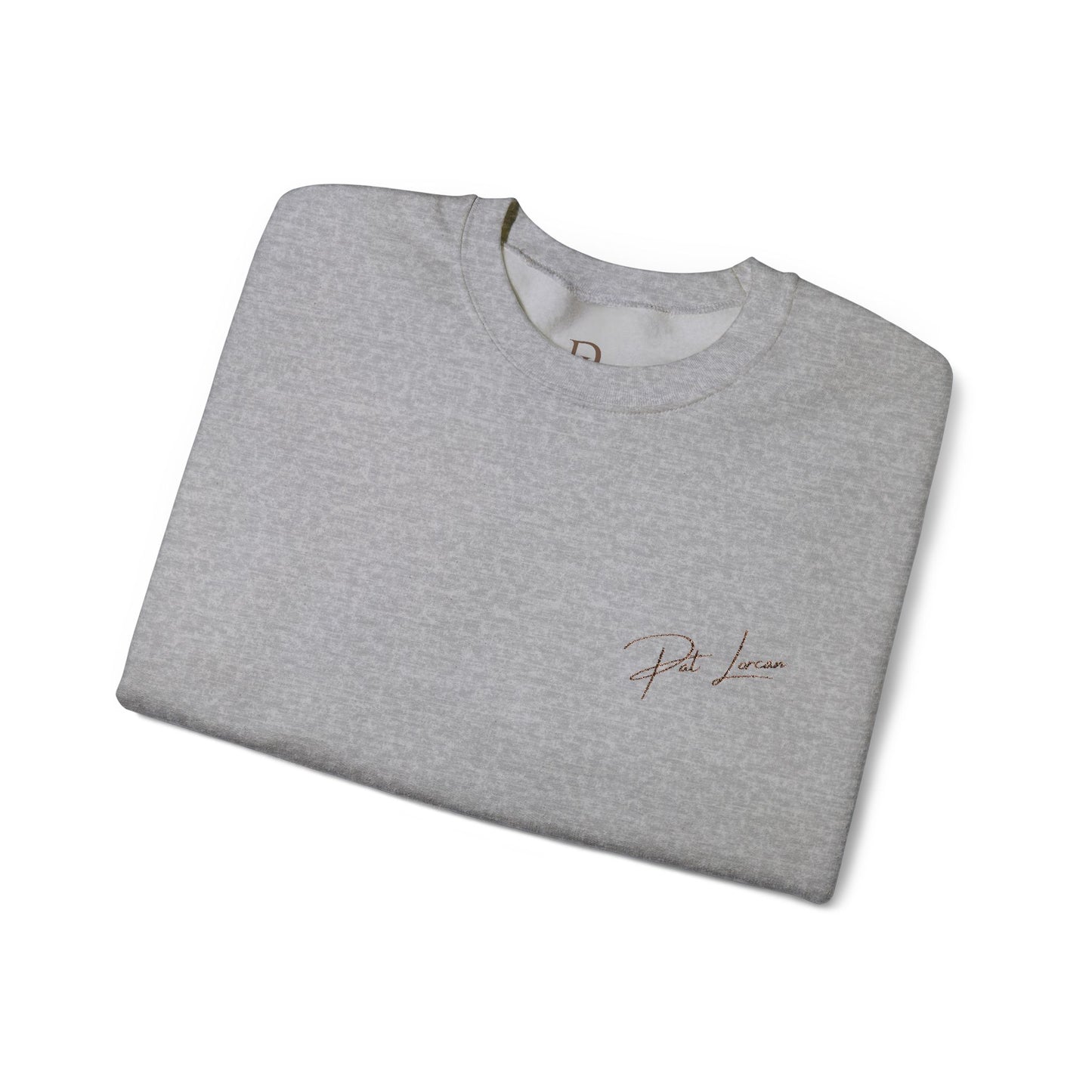 Pat Lorcan's Embroidered Luxury Crewneck Sweatshirt