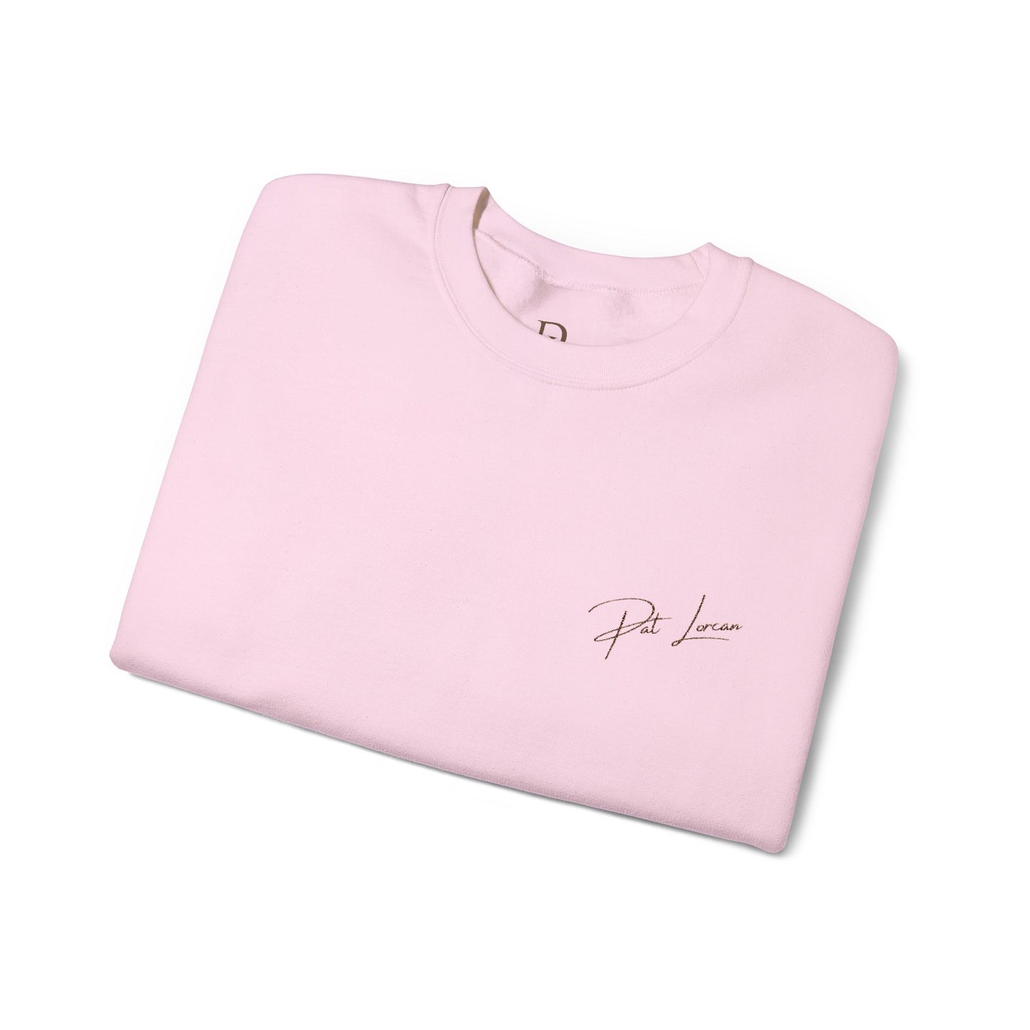 Pat Lorcan's Embroidered Luxury Crewneck Sweatshirt